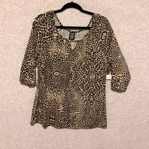 George Animal Print Women's Blouse